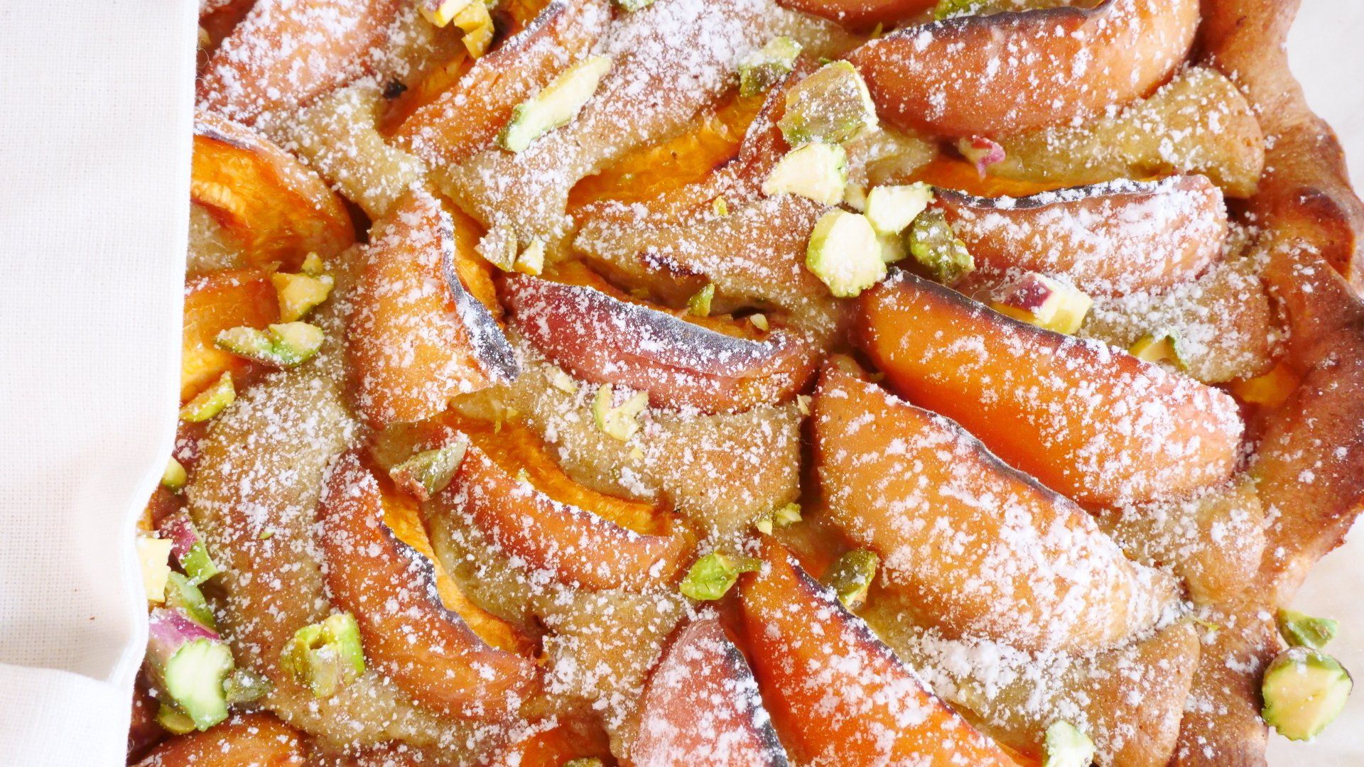 tarte aux abricots pistache