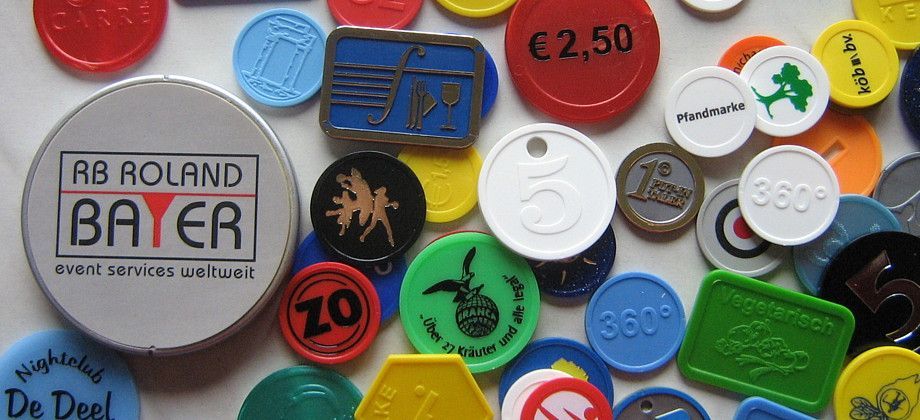 Bezahlchips/Plastikchips in verschiedenen Größen