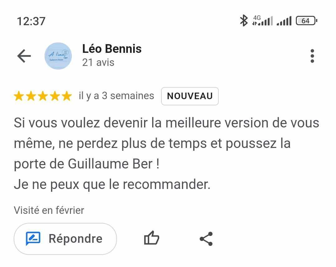 Avis google Guillaume BER
https://g.page/r/Cd3q4fnXl3-WEBM/review