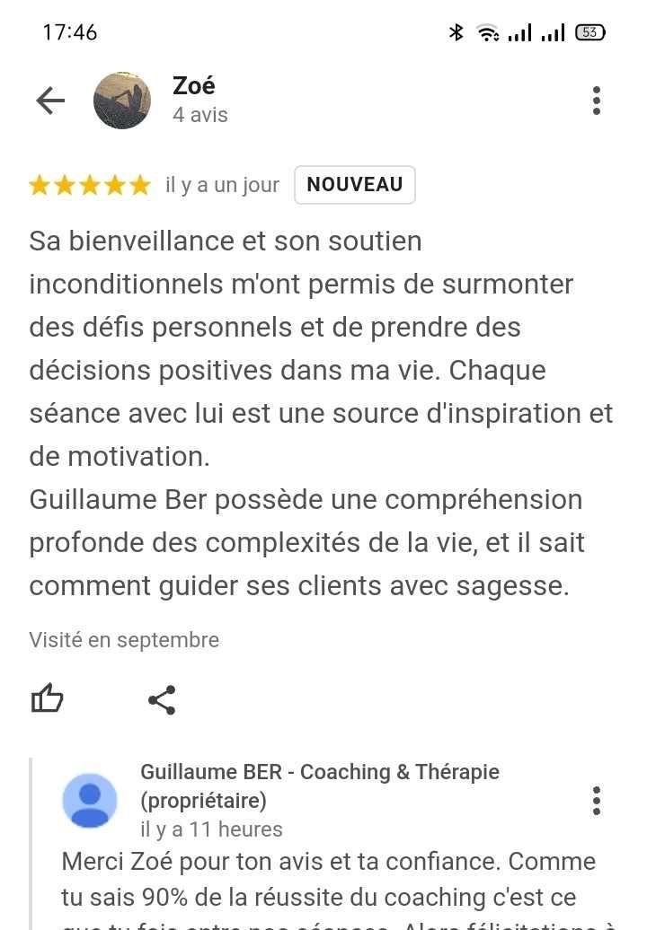Meilleur coach de vie Béziers, Meilleur préparateur mental Béziers, Guillaume BER GB COACHING EVOLUTION