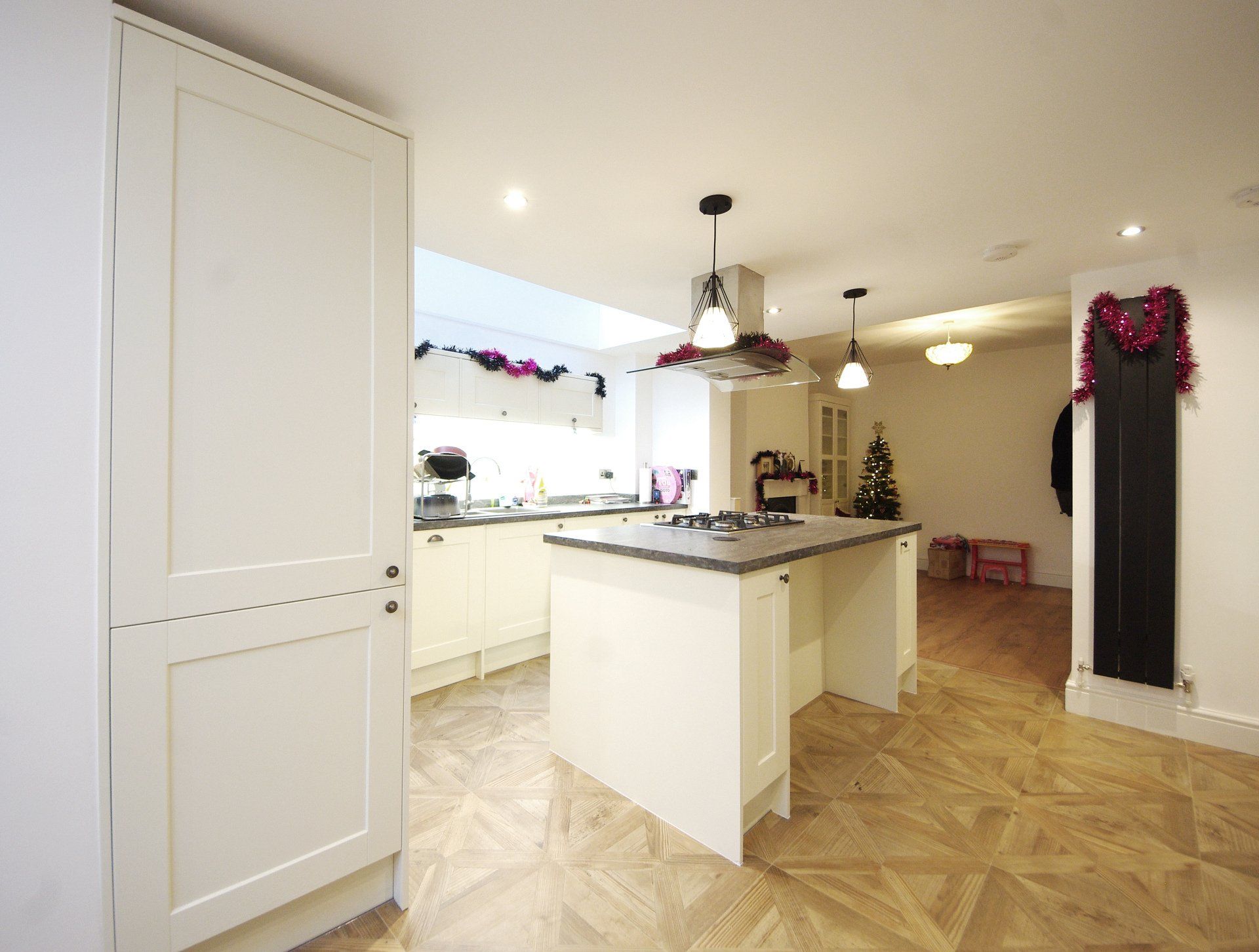 bright kitchen space