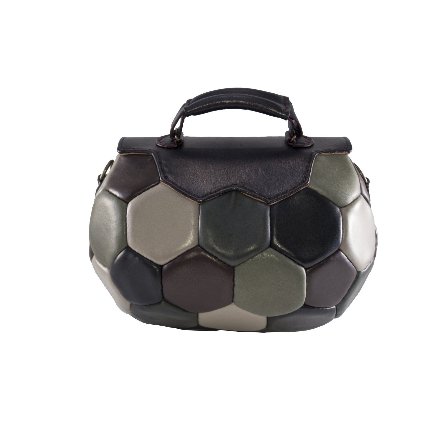 pangaea modello europa in pelle camouflage borsa bauletto a tracolla o a mano dietro