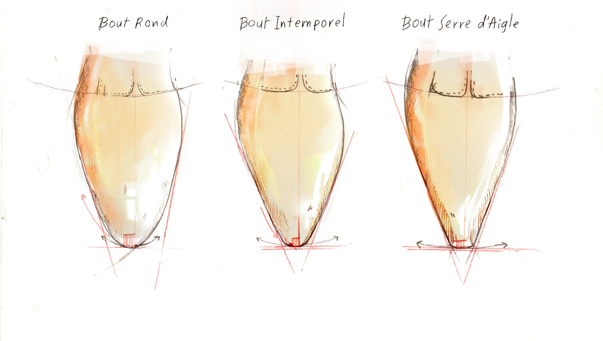 Sophie bout golf Derville - souliers sur mesure - patines artisanales