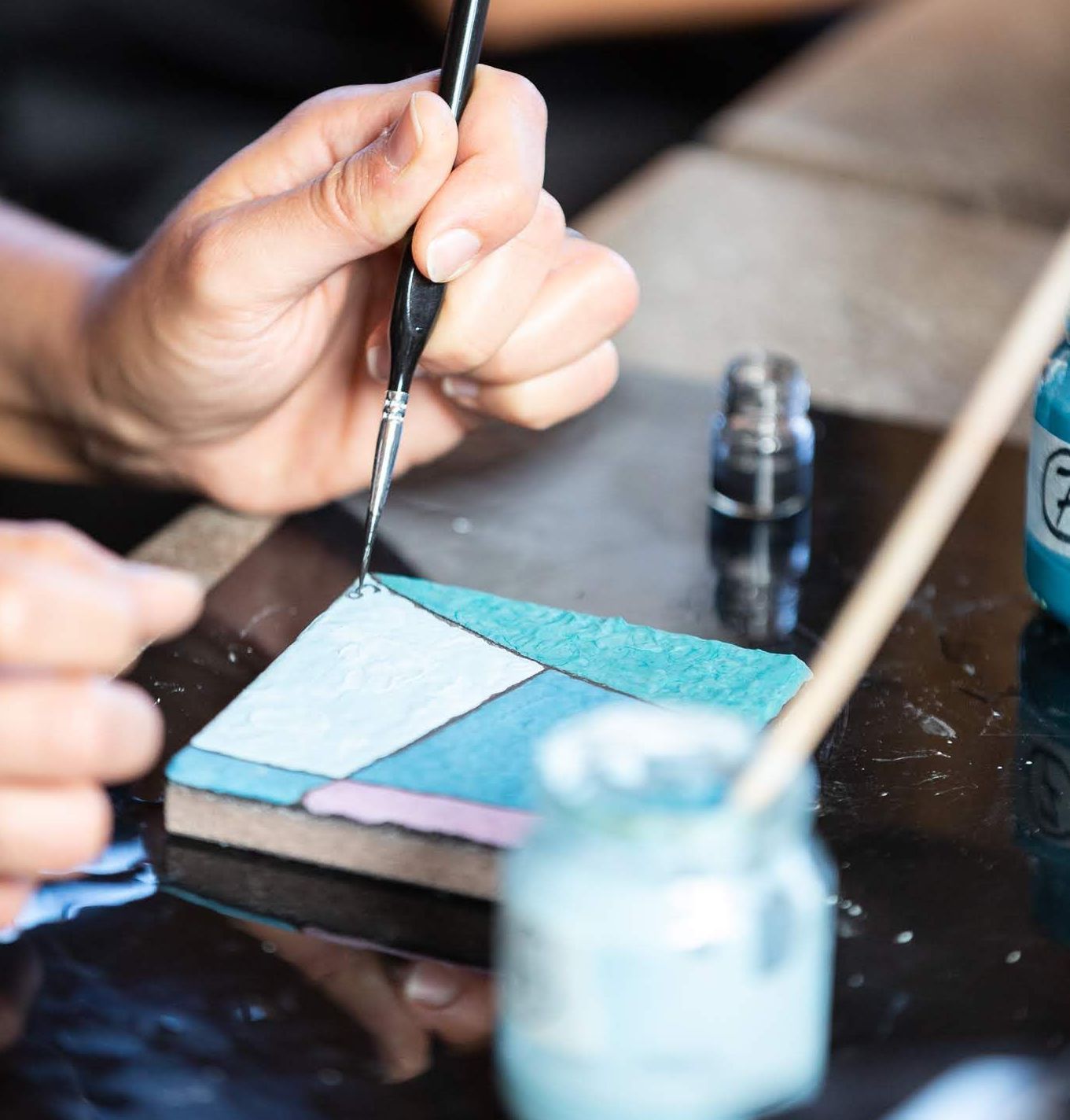 fresque doodling, créativité, collaboratif