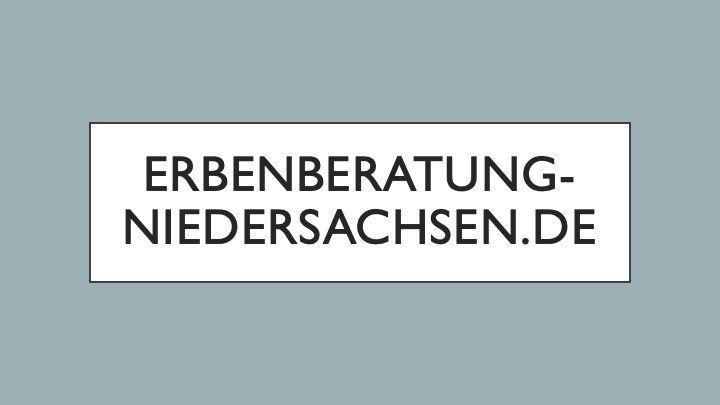 www.Erbenberatung-Niedersachsen.de