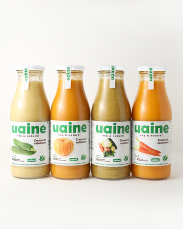 cremas de verduras naturales uaine saludable sostenible natural