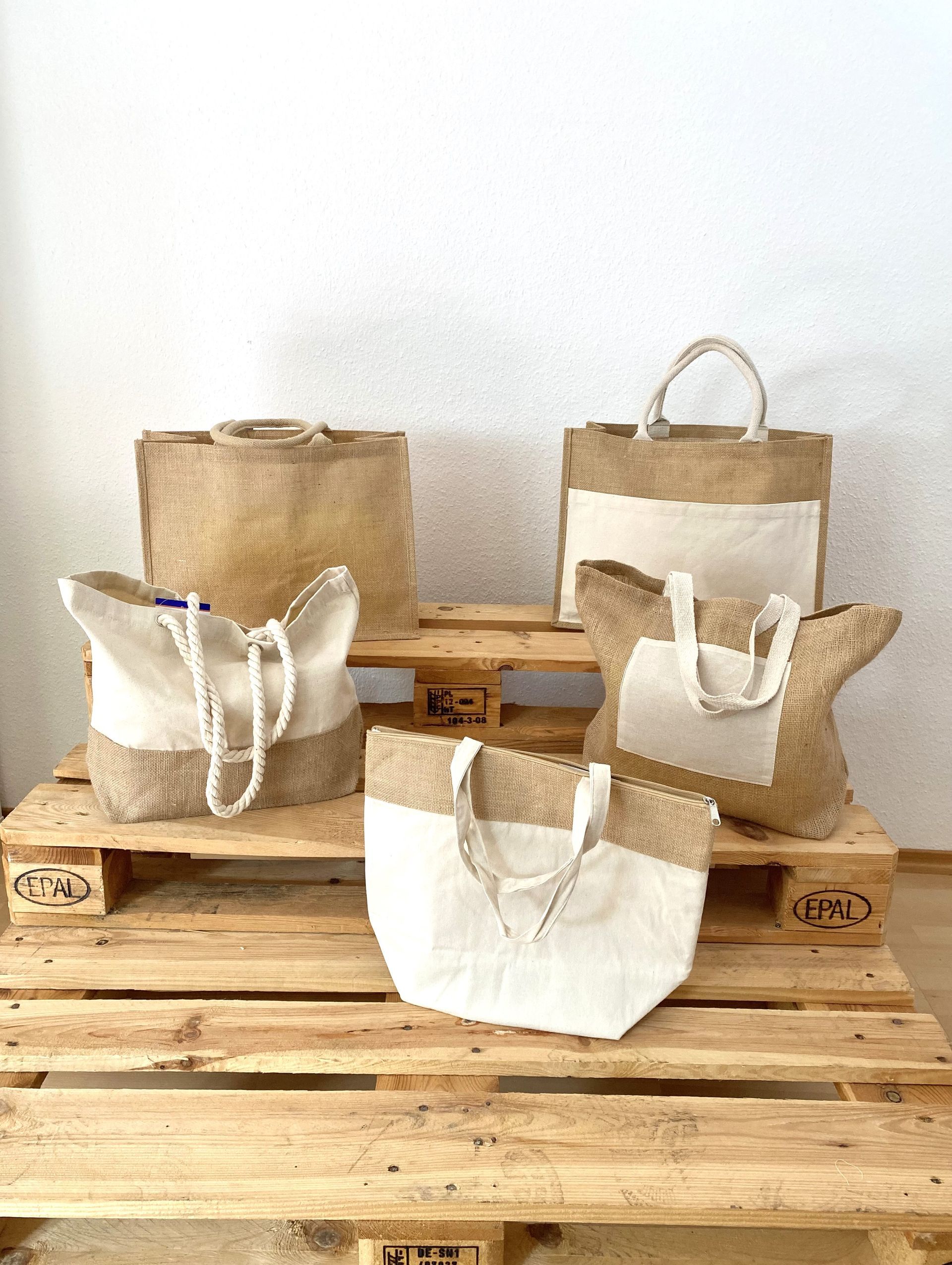 Jute Taschen