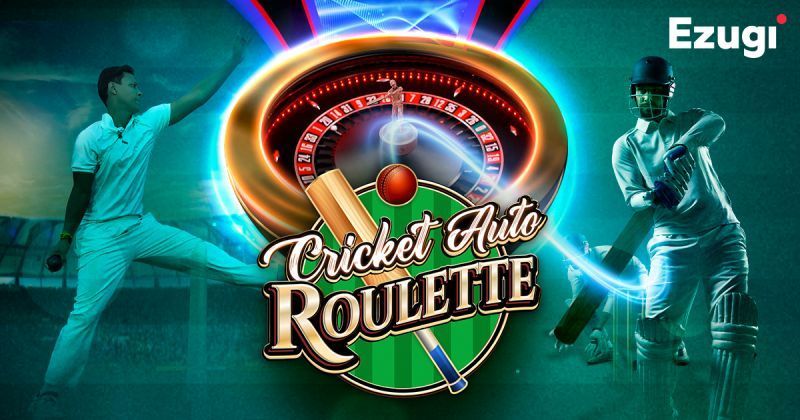 jeu de roulette virtuel sur mobile Cricket Auto Roulette du développeur Ezugi