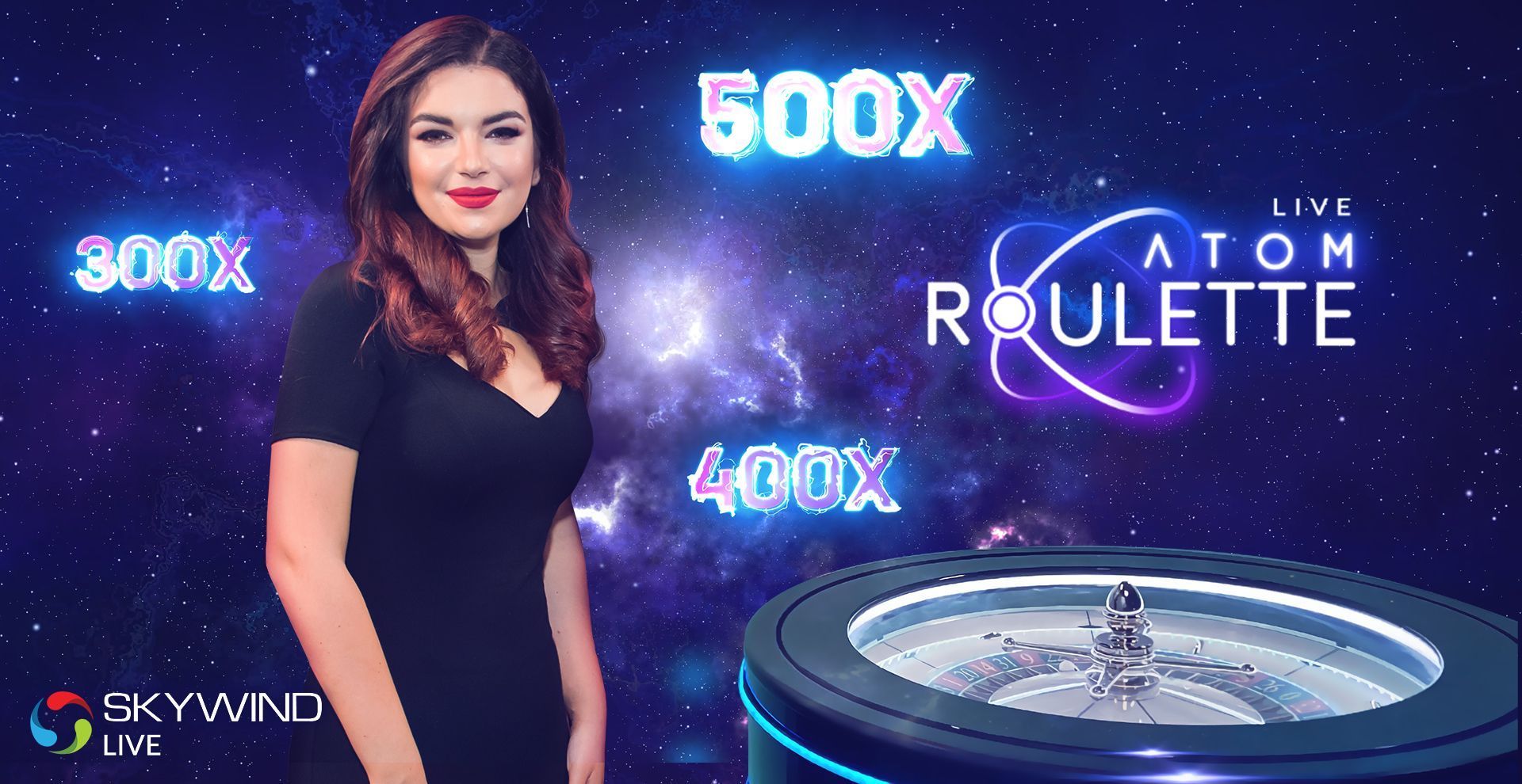 Découverte : le jeu de roulette en ligne Live Atom Roulette du développeur Skywind.