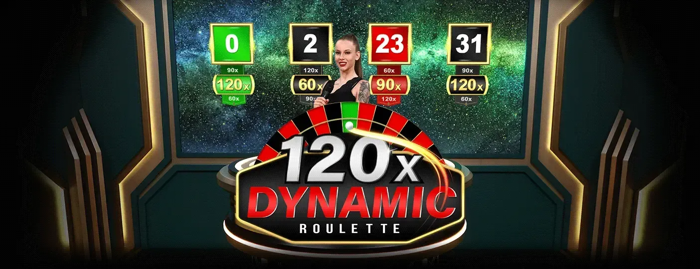 jeu de roulette virtuel sur mobile Dynamic Roulette 120x du développeur Amusnet