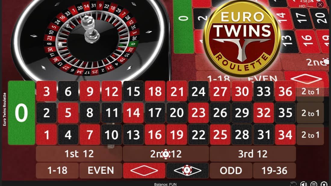 jouer à Euro Twins Roulette sur mobile du développeur Espresso Games