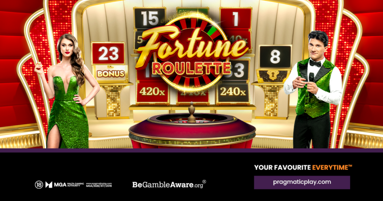 Fortune Roulette avec croupiers live sur mobile développeur Pragmatic Play