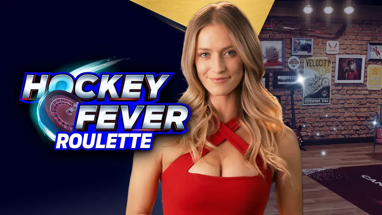 Hockey Fever Roulette avec croupiers live sur mobile développeur Real Dealer Studios