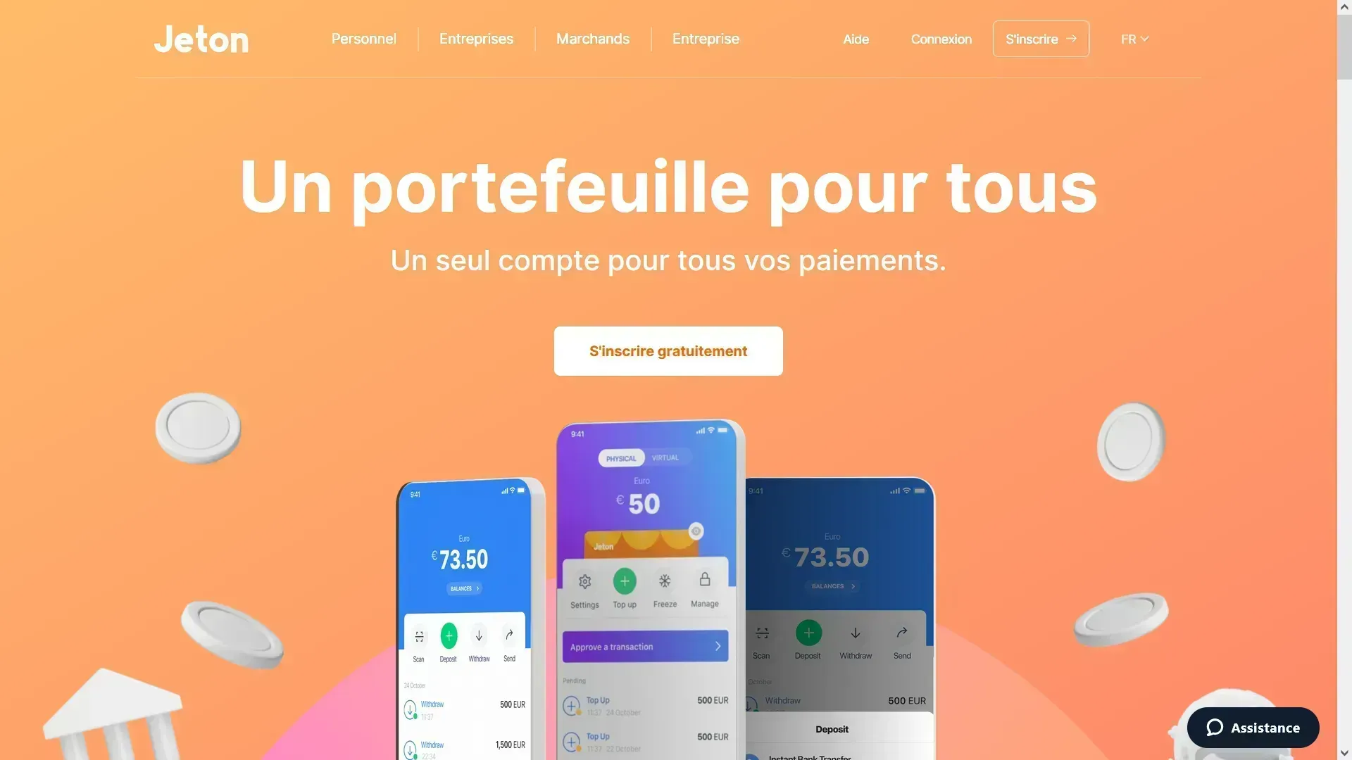 Jeton pour jouer à la roulette en ligne