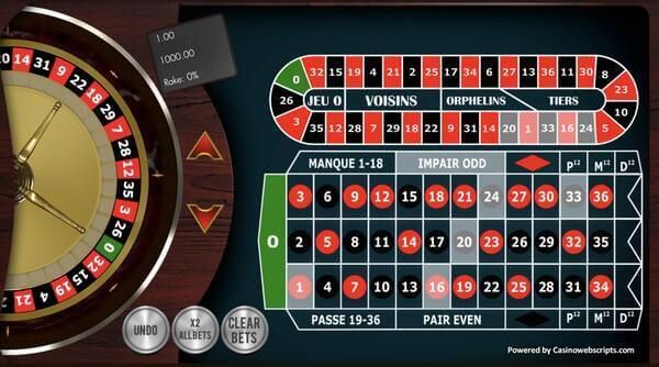 jeu de roulette français mobile La Partage développeur Tom Horn