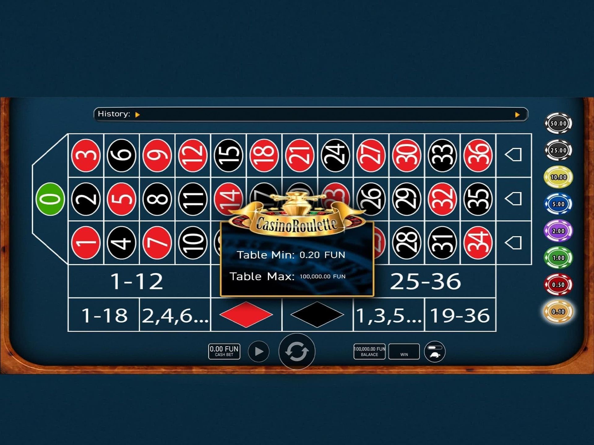 La roulette en ligne virtuelle Casino Roulette de Wazdan : une expérience unique.