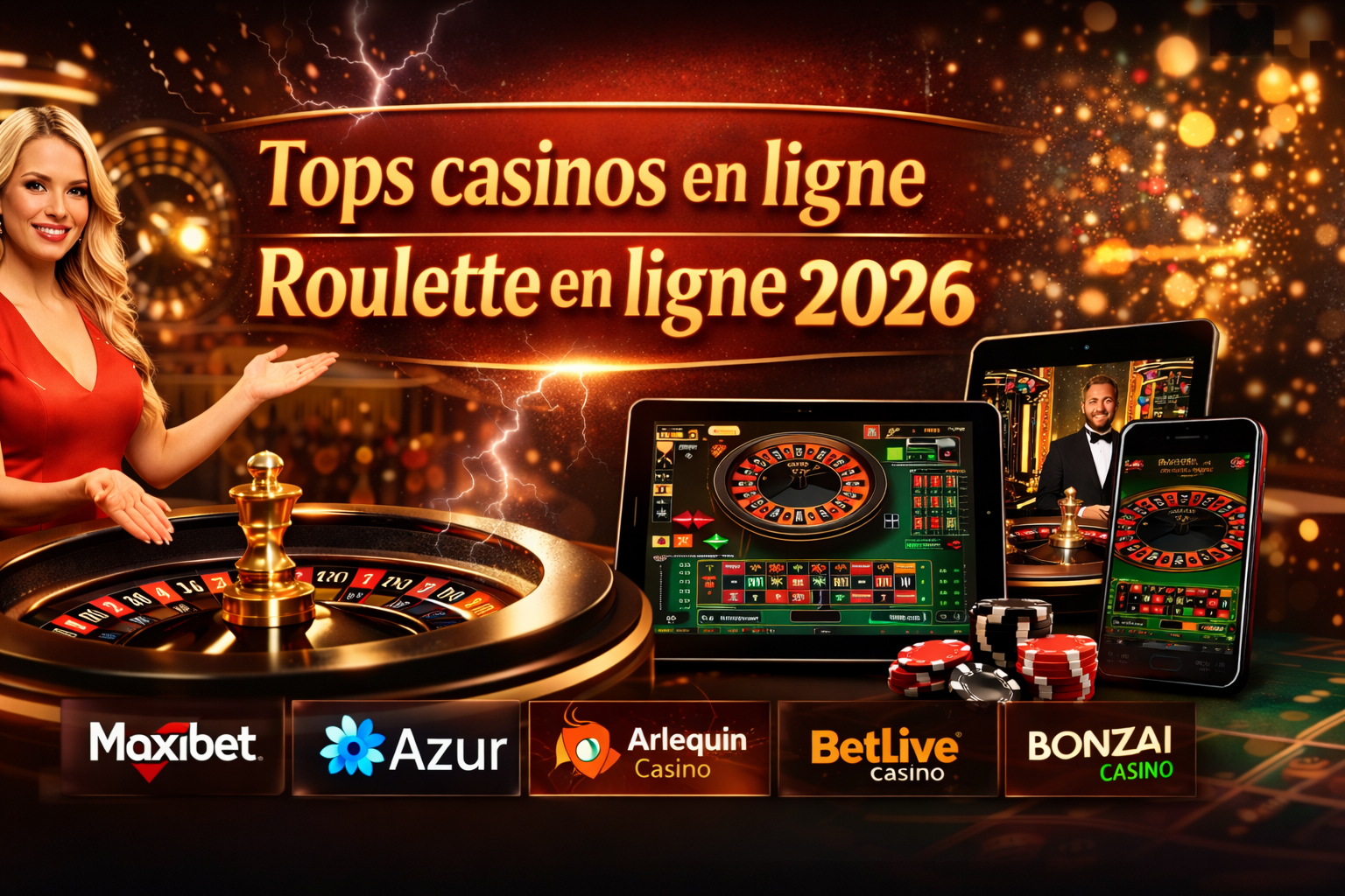 Les ultimes tops casinos en ligne francophones pour jouer à la roulette en 2026.
