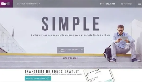 Les méthodes de paiement pour jouer à la roulette en ligne sur mobile :  Skrill