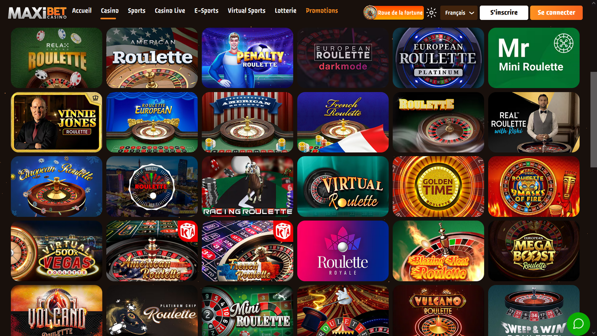 Maxibet Casino : le parfait casino en ligne francophone pour la roulette en ligne.
