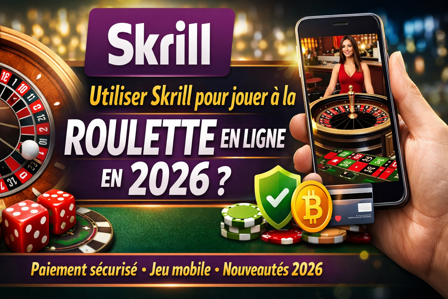 Utiliser Skrill pour jouer à la roulette en ligne : qu’est-ce que c’est devenu en 2026 ?