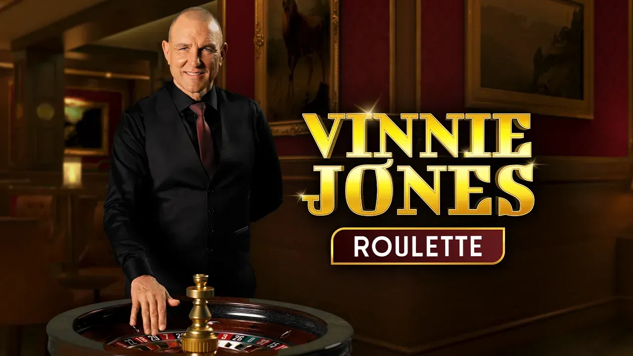 Vinnie Jones Roulette avec croupiers live sur mobile développeur Real Dealer Studios