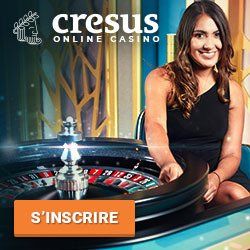 Jouer a la roulette mobile en argent reel en Suisse sur Cresus Casino