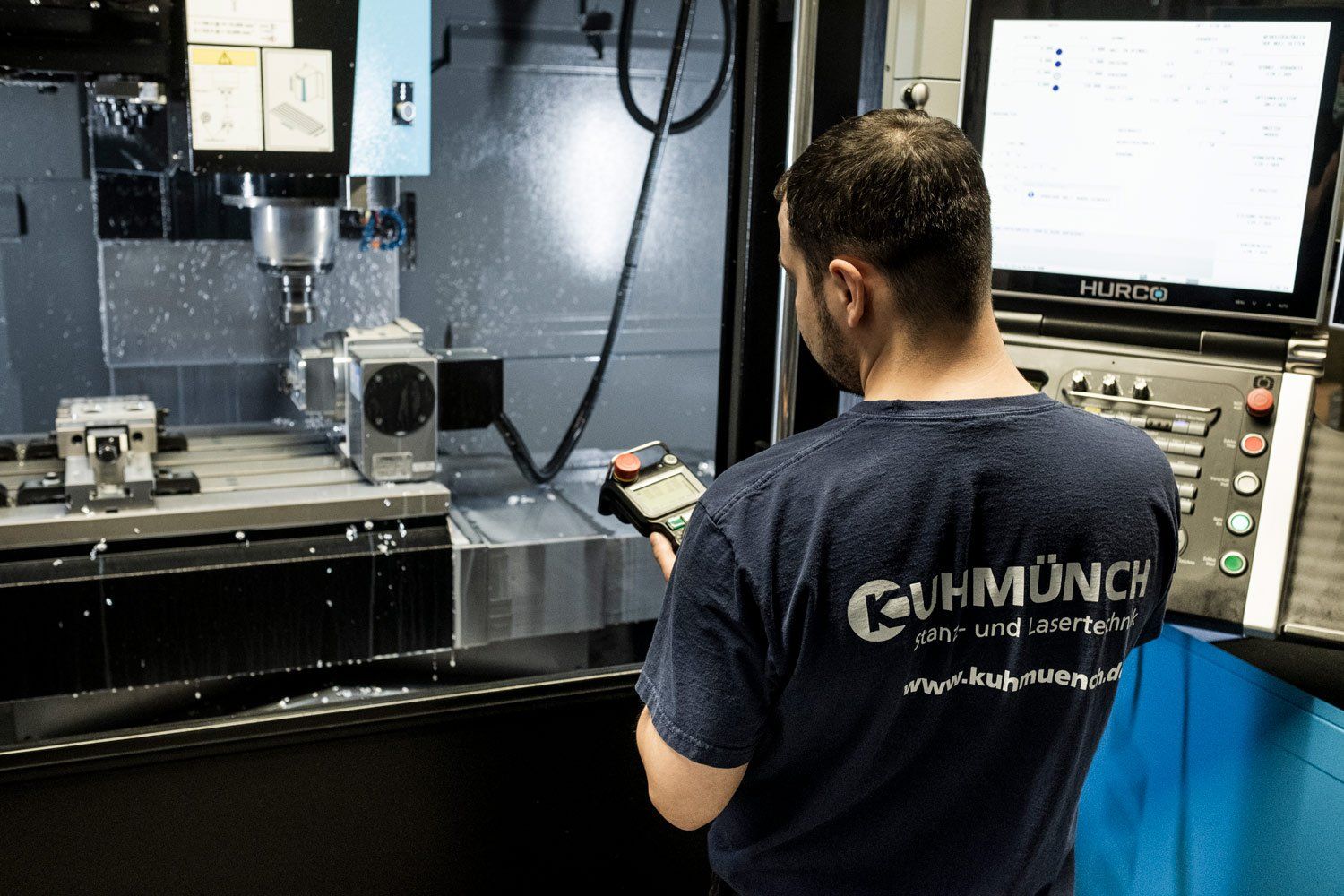 Detailaufnahme von einer Maschine.