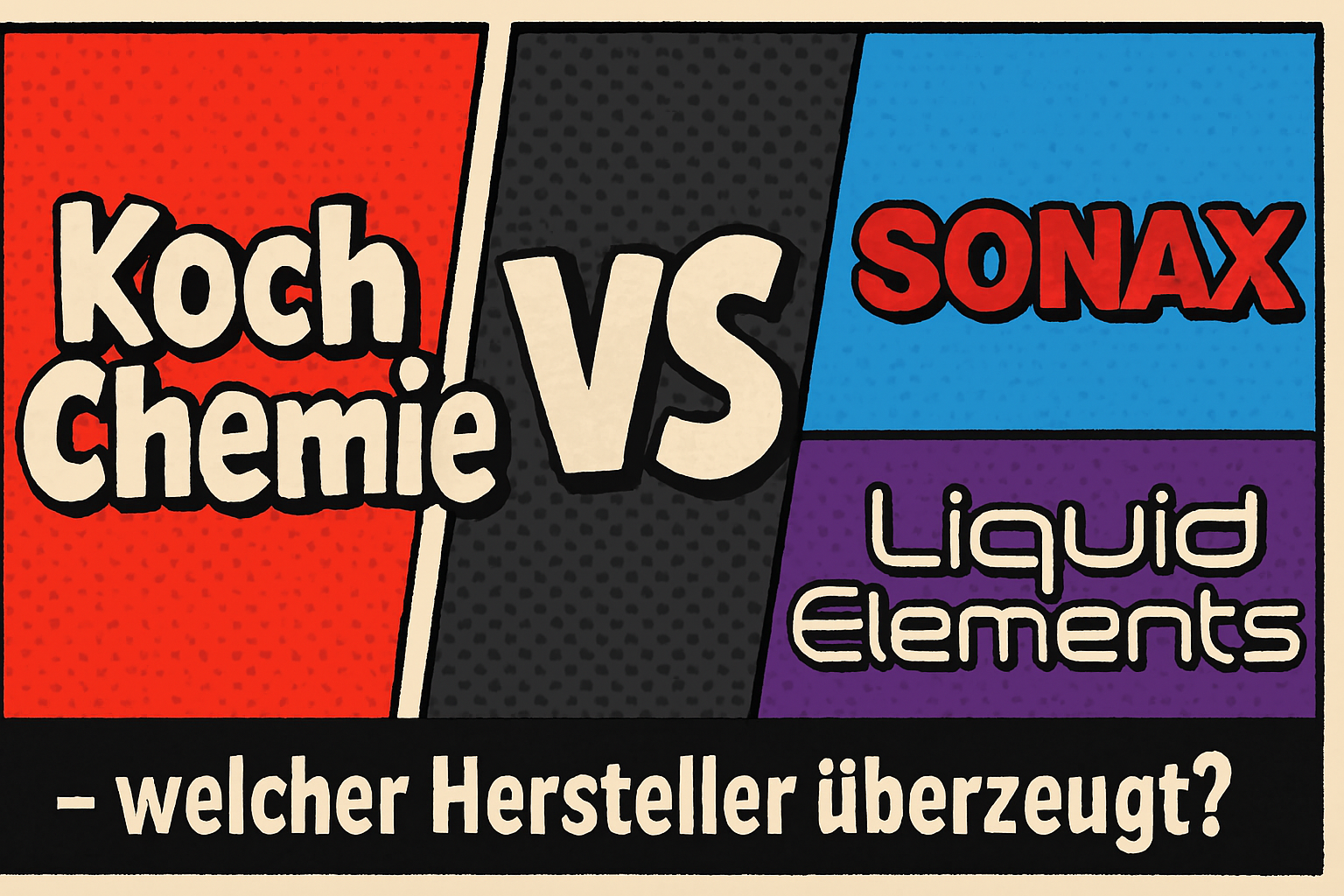 Koch Chemie VS Sonax und Liquid Elements