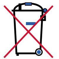 Nicht wegwerfen Symbol