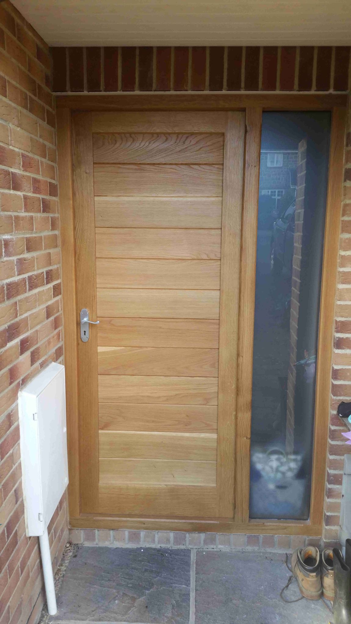 modern oak door