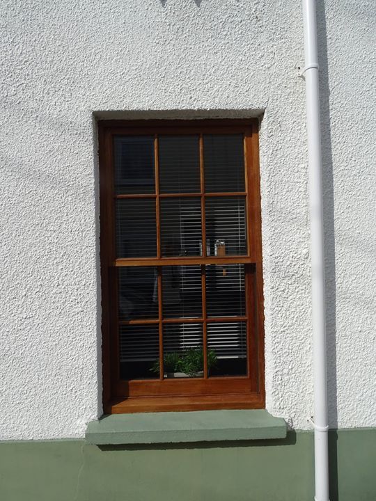 Iroko double glazed sliding sash window