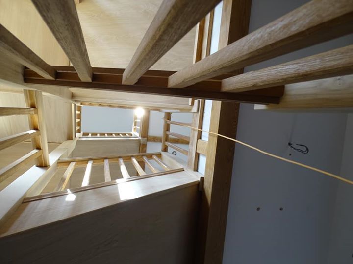 Bespoke Oak staircase through 2 floors
