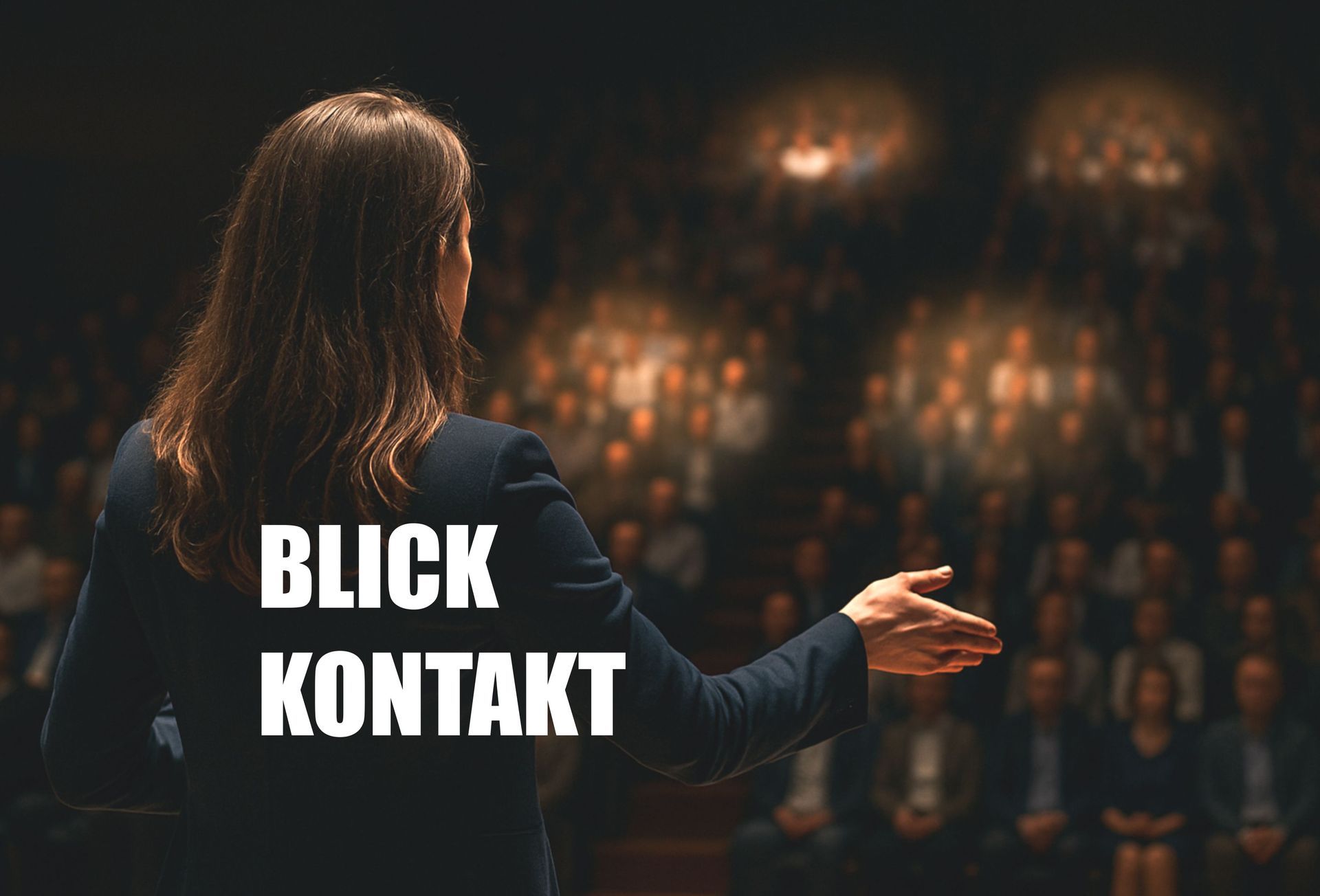 Frau hält eine Rede