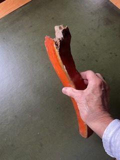 restauration d'un pied de meuble