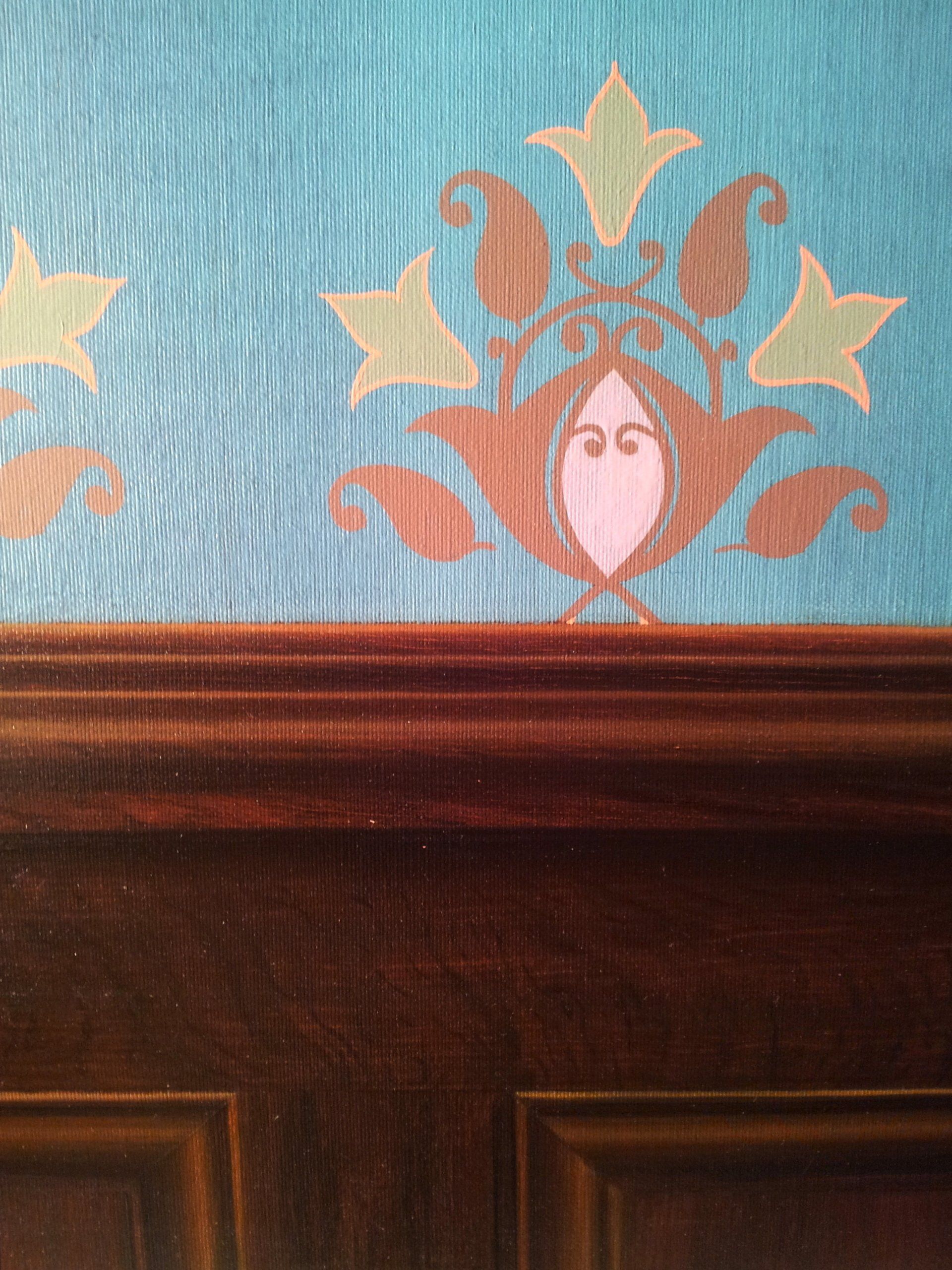 fausse moulure en faux bois