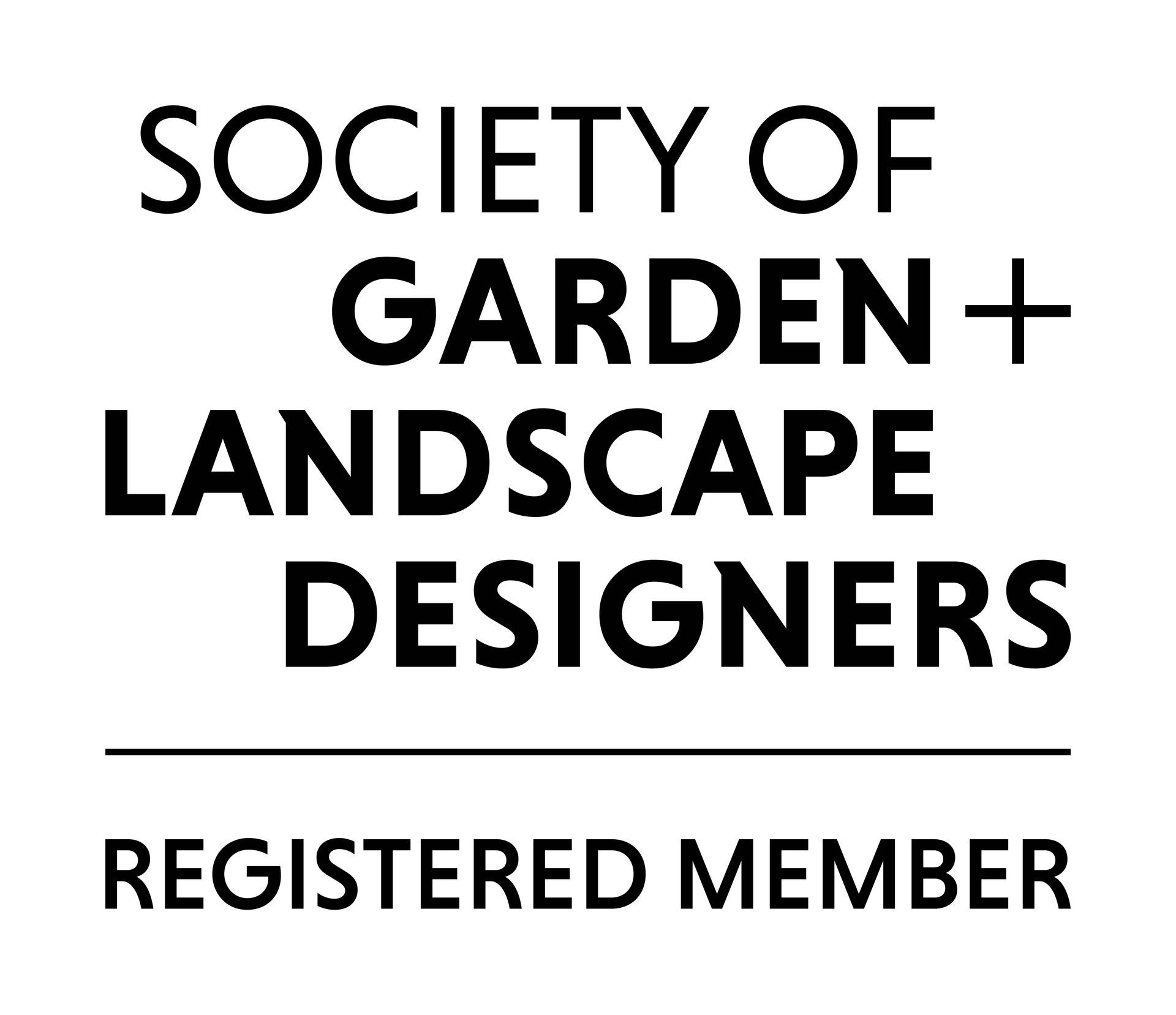 Registered Member of The Society of Garden Designers