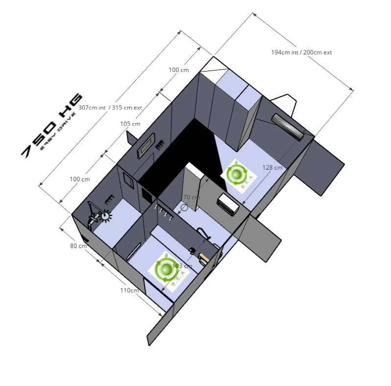 unite mobile de decontamination amiante ss4