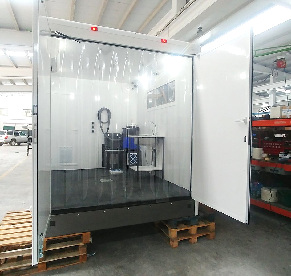 salle blanche maintenance matériel de désamiantage