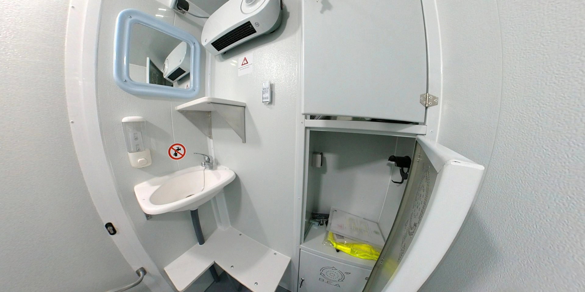 vestiaire unité mobile de décontamination