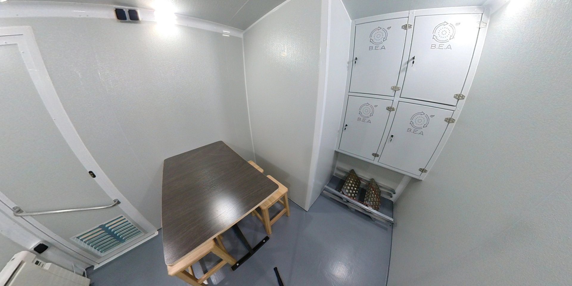 vestiaire unité mobile de repos