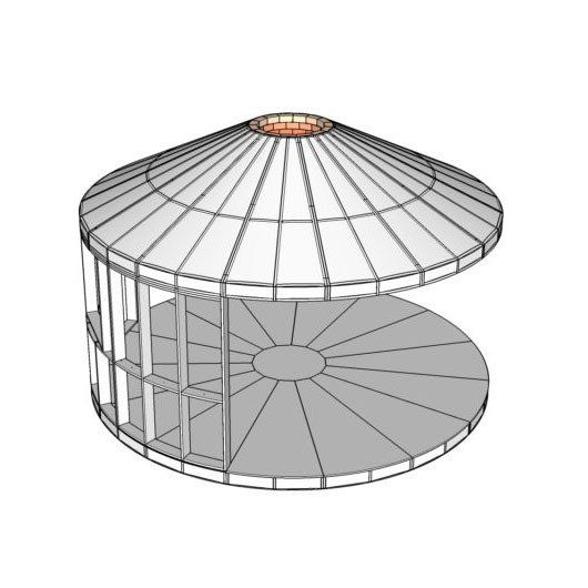 H2BC conçoit, fabrique et pose des maisons rondes à ossature bois écologique
