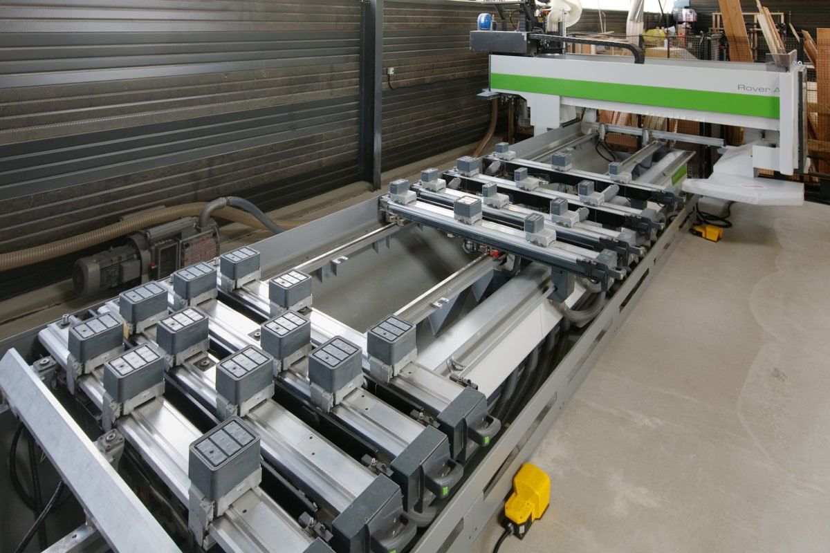 La machine a commande numérique permettant une grande liberté de réalisations Machine a commande numérique H2BC conception réalisation bois