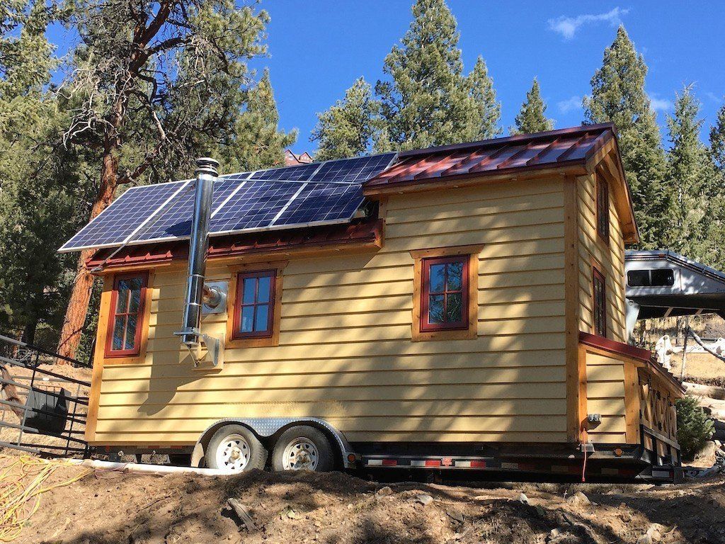 Casa de madera móvil, tiny house, sostenible, España.