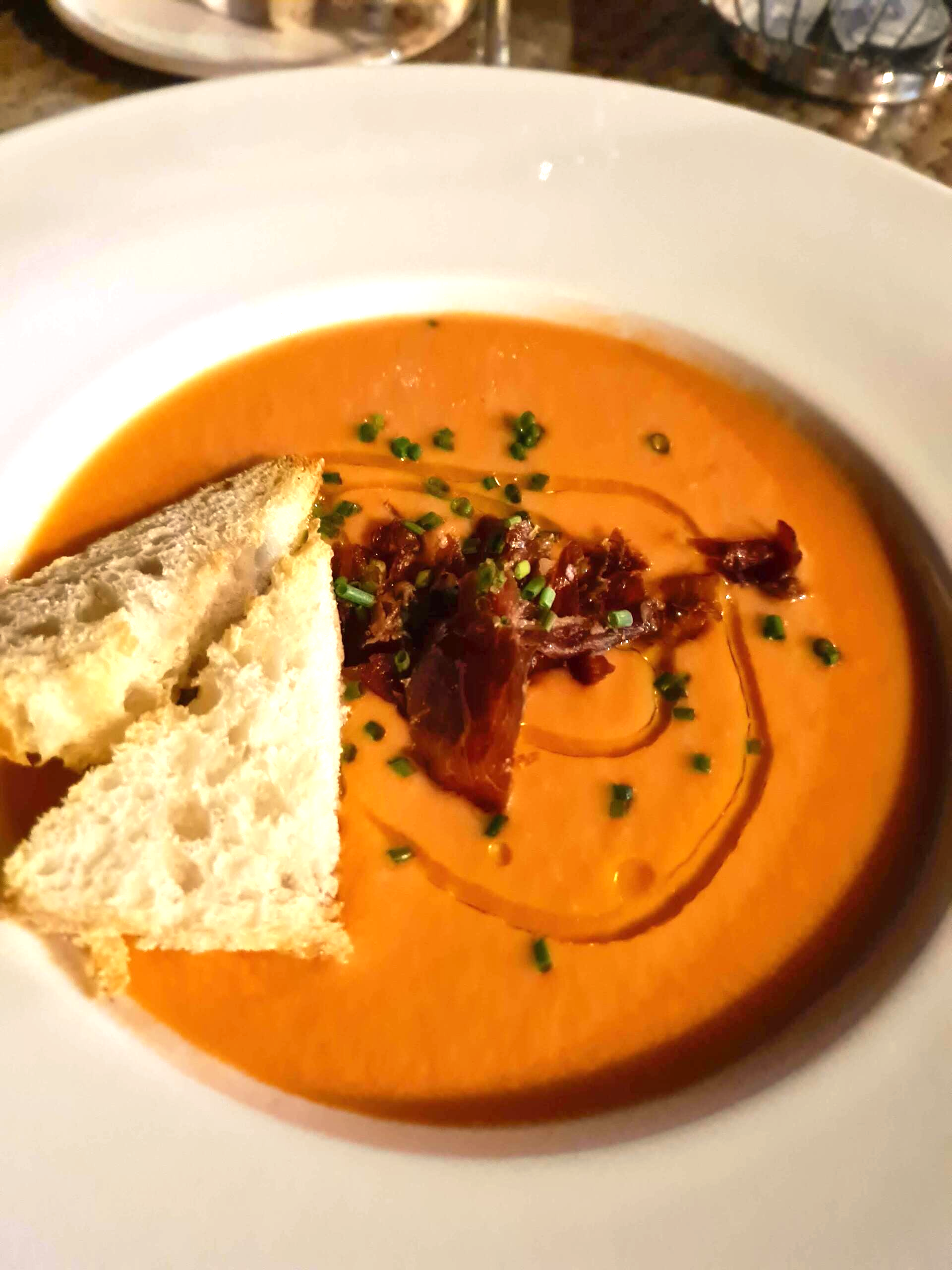 Gazpacho: Kalte spanische Gemüsesuppe | Foto: Malte Köster Gazpacho: Kalte Gemüsesuppe auf La Gomera