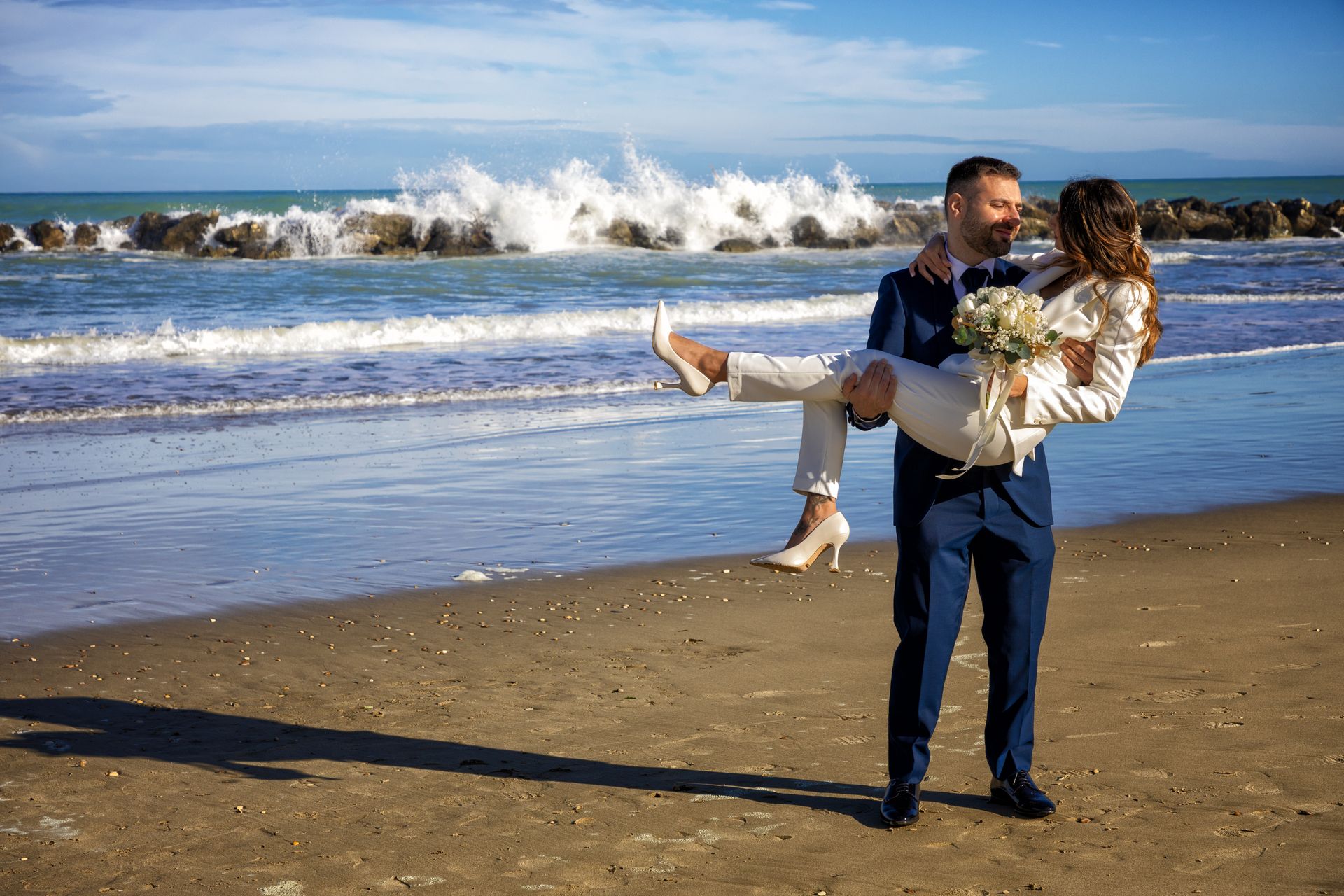 Fotografia d'autore matrimonio invernale Pescara - Andrea Campa Wedding