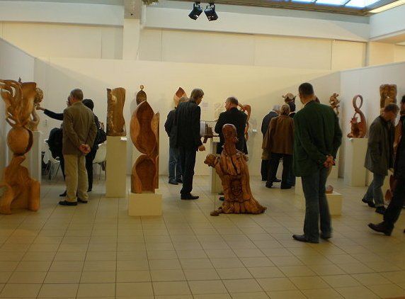 Holzbildhauer Ralph Hübschmann, Teilnahme auf der 11. Internationale Kunstmesse Salzburg, Österreich 2008