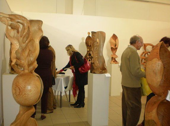 Holzbildhauer Ralph Hübschmann, Teilnahme auf der 11. Internationale Kunstmesse Salzburg, Österreich 2008