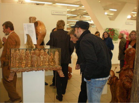 Holzbildhauer Ralph Hübschmann, Teilnahme auf der 11. Internationale Kunstmesse Salzburg, Österreich 2008