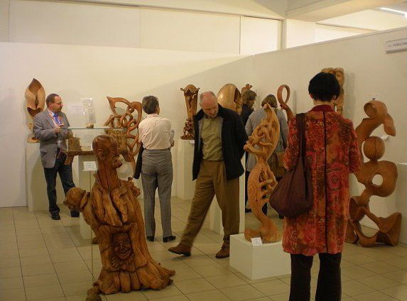Holzbildhauer Ralph Hübschmann, Teilnahme auf der 11. Internationale Kunstmesse Salzburg, Österreich 2008