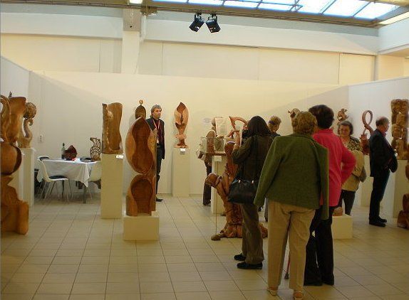 Holzbildhauer Ralph Hübschmann, Teilnahme auf der 11. Internationale Kunstmesse Salzburg, Österreich 2008